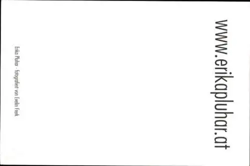 Ak Schauspielerin und Sängerin Erika Pluhar, Portrait, Autogramm