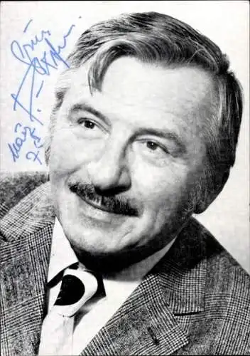 Ak Schauspieler Kurt Pratsch-Kaufmann, Portrait, Autogramm