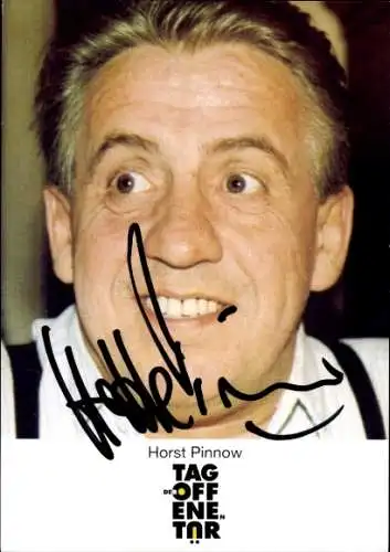 Ak Schauspieler Horst Pinnow, Portrait, Autogramm