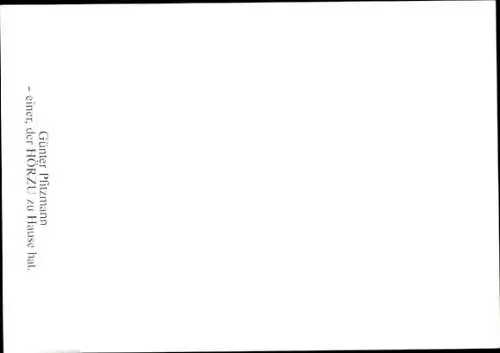 Ak Schauspieler Günter Pfitzmann, Portrait, Autogramm