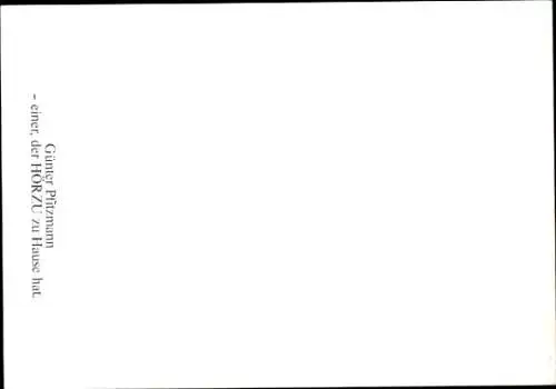 Ak Schauspieler Günter Pfitzmann, Autogramm, Portrait