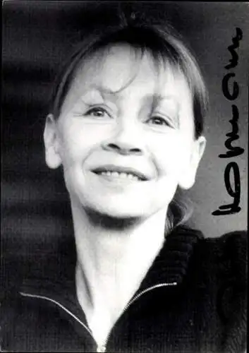 Ak Schauspielerin Jutta Hoffmann, Portrait, Autogramm