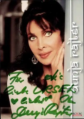 Ak Sängerin Dunja Rajter, Portrait, Autogramm