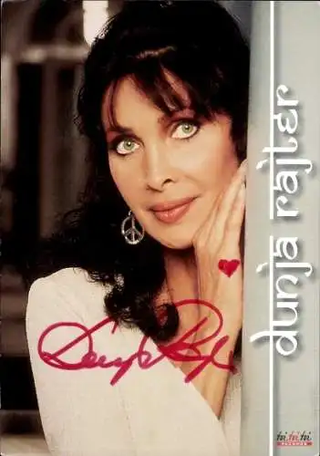 Ak Sängerin Dunja Rajter, Portrait, Autogramm