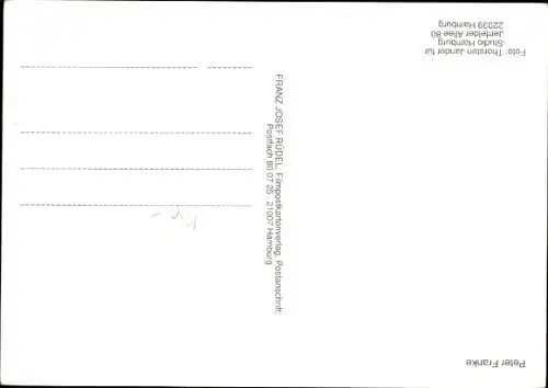 Ak Schauspieler Peter Franke, Portrait, Autogramm