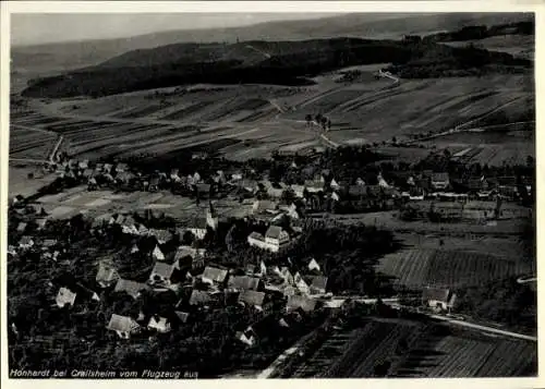 Ak Honhardt Frankenhardt in Württemberg, Fliegeraufnahme