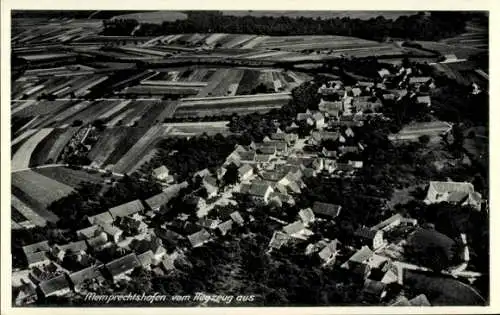 Ak Memprechtshofen Rheinau in Baden, Fliegeraufnahme