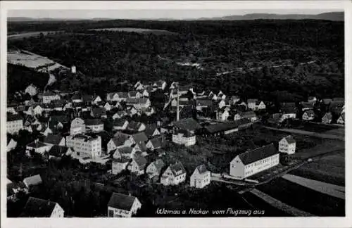 Ak Wernau am Neckar, Fliegeraufnahme