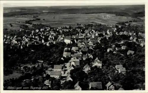 Ak Mötzingen Baden Württemberg, Fliegeraufnahme