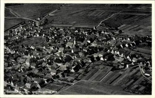 Ak Gochsheim Unterfranken, Fliegeraufnahme