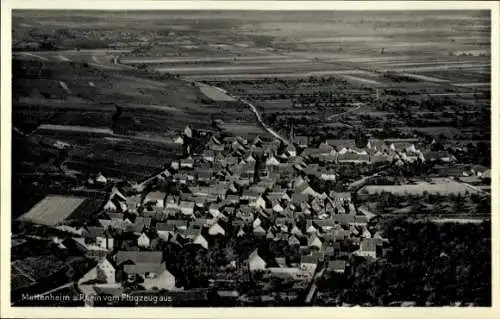 Ak Mettenheim in Rheinland Pfalz, Fliegeraufnahme