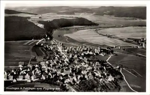 Ak Nendingen Tuttlingen an der Donau Württemberg, Fliegeraufnahme