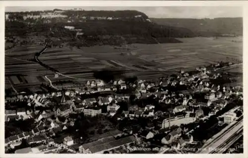 Ak Spaichingen in Württemberg, Dreifaltigkeitsberg, Fliegeraufnahme