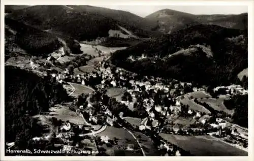 Ak Bad Herrenalb im Schwarzwald, Luftbild