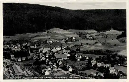 Ak Klosterreichenbach Baiersbronn im Schwarzwald, Fliegeraufnahme