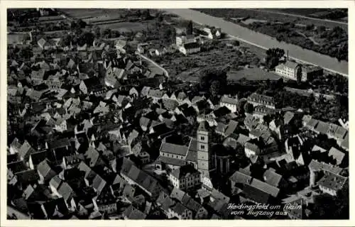 Ak Heidingsfeld Würzburg am Main Unterfranken, Fliegeraufnahme