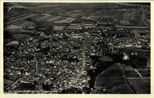 Ak Osthofen in Rheinhessen, Fliegeraufnahme