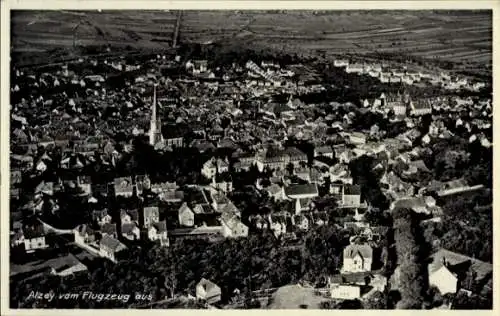 Ak Alzey in Rheinhessen, Fliegeraufnahme