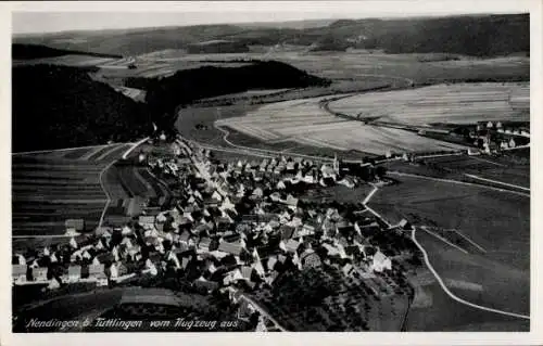 Ak Nendingen Tuttlingen an der Donau Württemberg, Fliegeraufnahme