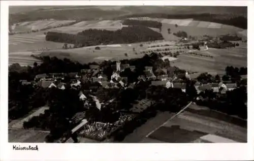 Ak Kaisersbach in Baden Württemberg, Fliegeraufnahme