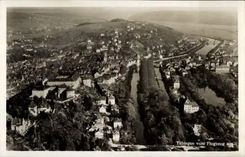 Ak Tübingen am Neckar, Fliegeraufnahme