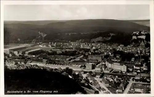 Ak Heidenheim an der Brenz Württemberg, Fliegeraufnahme