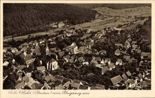 Ak Sulz Lahr im Schwarzwald, Fliegeraufnahme