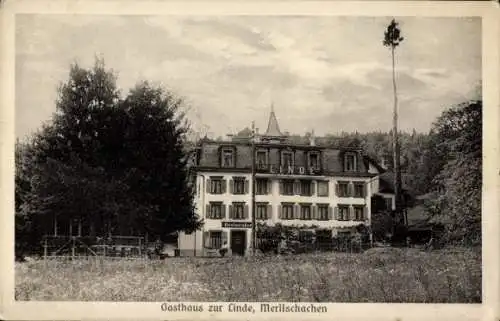 Ak Merlischachen Kanton Schwyz, Gasthaus zur Linde