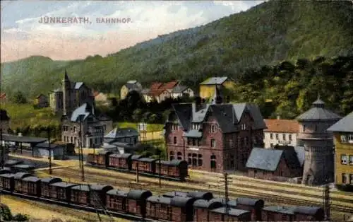 Ak Jünkerath in der Eifel, Bahnhof