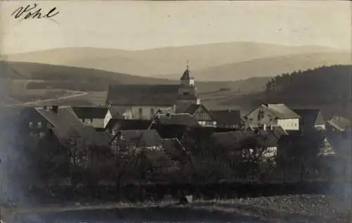 Ak Vöhl am Edersee Hessen, Gesamtansicht