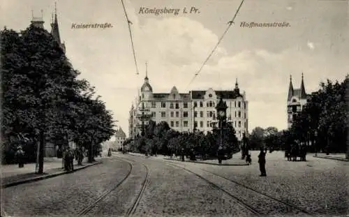 Ak Kaliningrad Königsberg Ostpreußen, Kaiserstraße, Hoffmannstraße