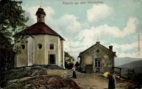 Ak Bardo Śląskie Wartha Schlesien, Kapelle auf dem Warthaberg