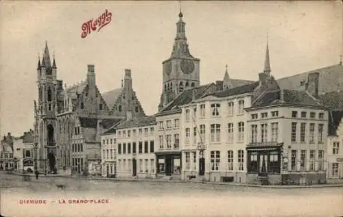 Ak Diksmuide Dixmude Westflandern, la Grand'Place