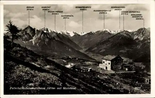 Ak Innsbruck Tirol, Patscherkofel, Patscherkofelschutzhaus