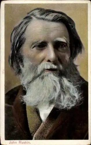 Ak Schriftsteller und Maler John Ruskin, Porträt