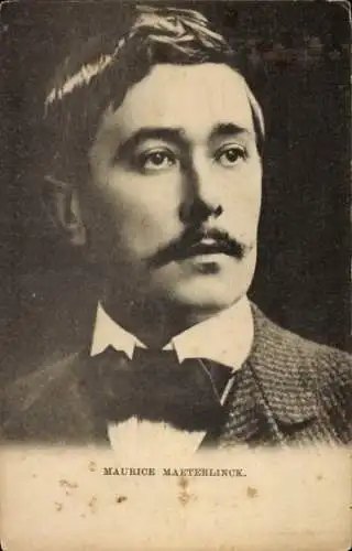 Ak Schriftsteller Maurice Maeterlinck, Portrait