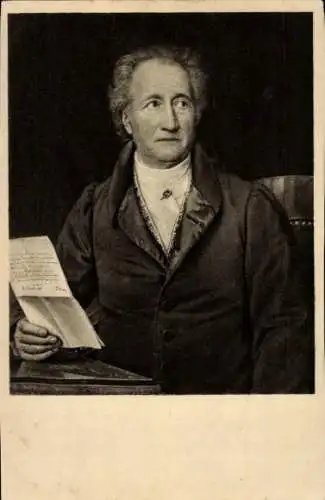 Künstler Ak Stieler, Dichter Johann Wolfgang von Goethe, Porträt