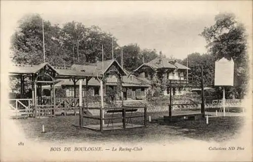 Ak Bois de Boulogne Hauts de Seine, Racing Club