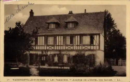 Ak Varengeville sur Mer Seine Maritime, Les Pommiers, Annexe de l'Hotel des Sapins