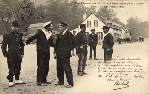 Ak Die Lieder von Botrel illustriert, die Fanchette