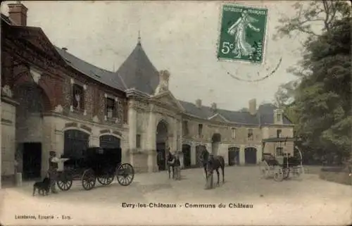 Ak Évry les Châteaux Évry-Grégy-sur-Yerre Seine et Marne, Communs du Chateau