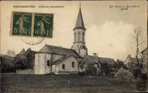 Ak Neussargues Cantal, L'Eglise parolesiale