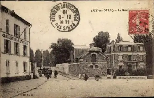 Ak Lizy sur Ourcq Seine et Marne, Gendarmerie Nationale