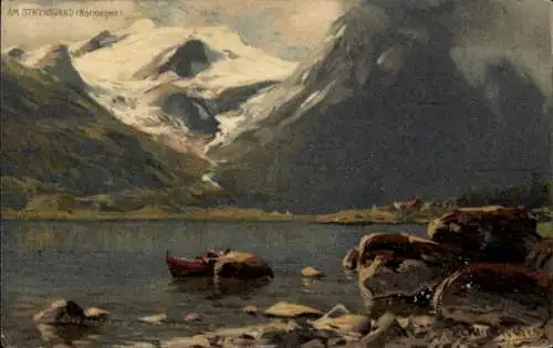 Künstler Ak Stryn Norwegen, Am Strynsvand