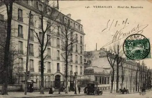 Ak Versailles-Yvelines, Hotel des Reservoirs