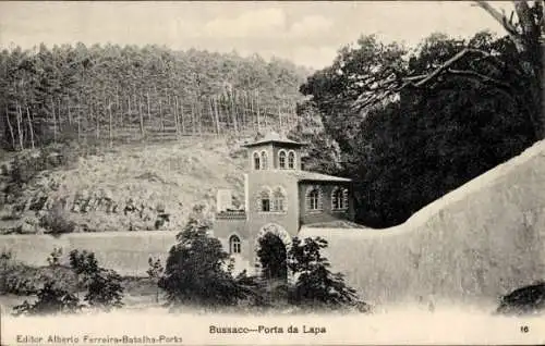 Ak Buçaco Bussaco Portugal, Porta da Lapa