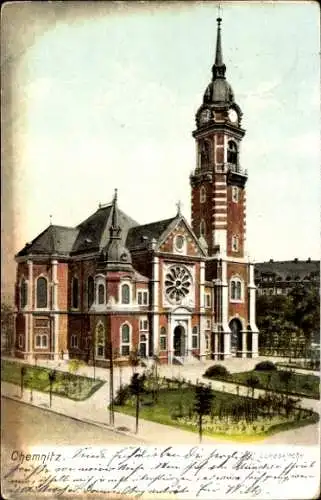 Ak Chemnitz in Sachsen, Lukaskirche