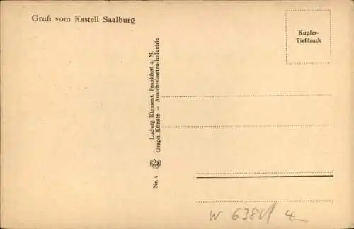 Ak Bad Homburg vor der Höhe Hessen, Römerkastell Kastell Saalburg, Porta dedumana, Außenansicht