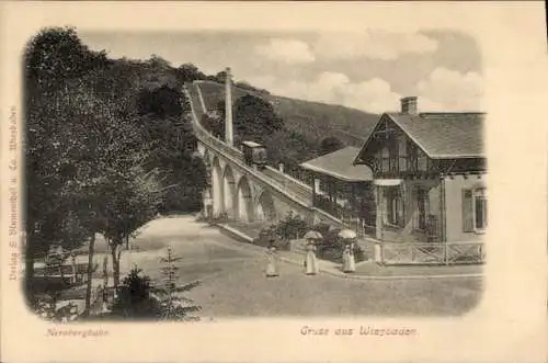 Ak Wiesbaden in Hessen, Nerobergbahn