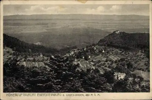 Ak Ebersteinburg Baden Baden am Schwarzwald, Totalansicht